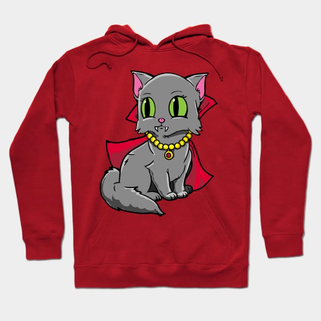 Cat Vampire Hoodie by eguizzetti